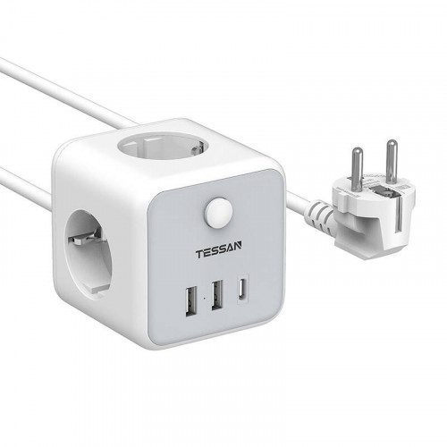TESSAN TS-301-C-GR power strip