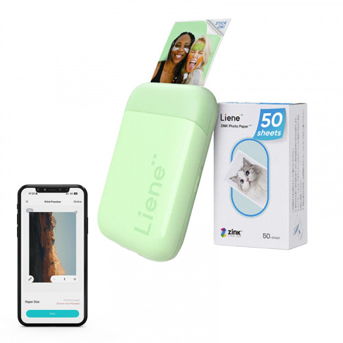 Liene Pearl 2x3" Portable Photo Printer (Green)