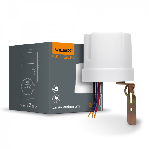 Gaismas sensors (krēslas sensors) 25A fotometrisks, VIDEX VL-SN03