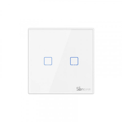 Smart Wireless Wall Switch Sonoff T2EU2C-RF 433MHz (2-channel)