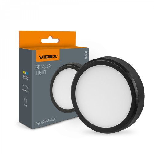 Laetav LED öölamp magneti ja anduriga 1.2W 100Lm 3000-4000-6500K, Li-pol 1000mAh Type-C VIDEX VL-NL090B – Kompaktne kapi- ja magamistoavalgusti anduriga