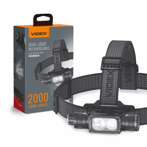 LED Headlamp VIDEX VLF-H066A 2000Lm 5000K 