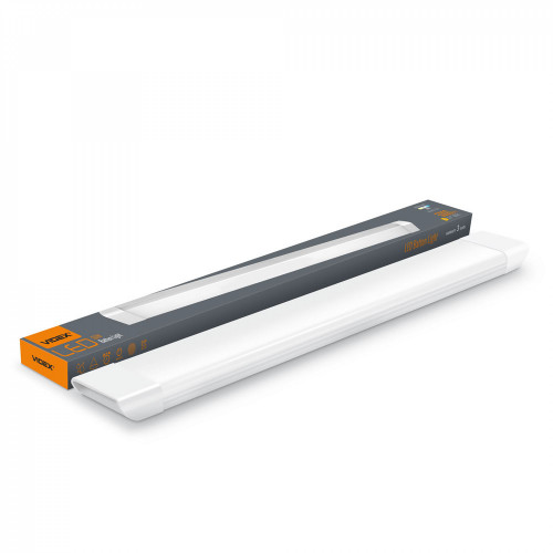 Tehniskais lineārais gaismeklis LED 50W 1200mm, 6250Lm 4000K, IP20 VIDEX VLE-BN-50124 (neitrāli balta gaisma) iekštelpu, balts