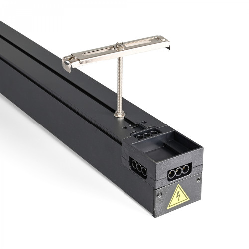 Office LED lamp suspension kit VIDEX VL-BNL02-F06B | 1500mm cables – adjustable bracket for linear lighting lines
