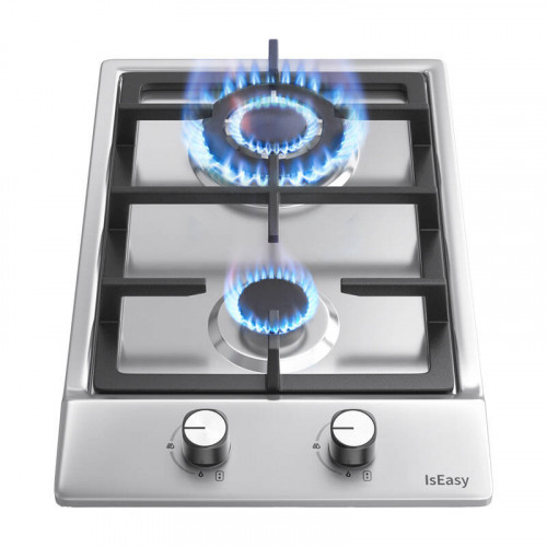 IsEasy dual-zone gas stove MGBS-312A (stainless steel)