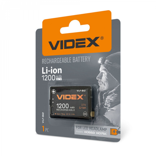 RECHARGEABLE Battery Videx Li-ion VLF-B12 1200mAh