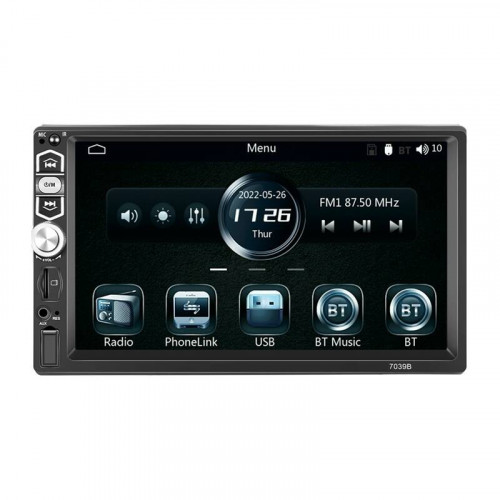 Monitor samochodowy 7.0" Podofo A3061 Carplay&Android Auto, Bluetooth 5.1