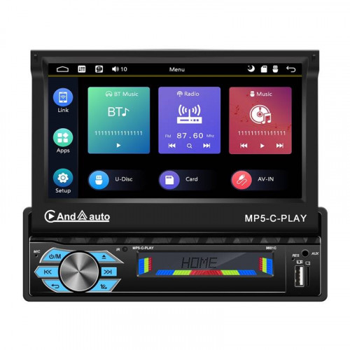 Car monitor 9.0" Podofo A3012 Carplay&Android Auto, Bluetooth, GPS, WIFI, USB