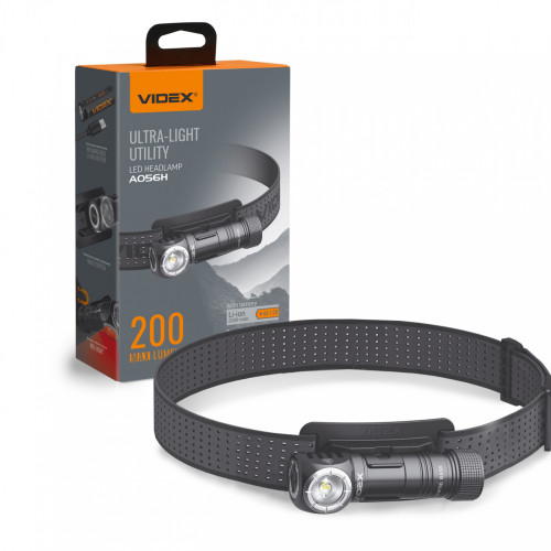 LED Headlamp VIDEX VLF-A056H 200Lm 5000K