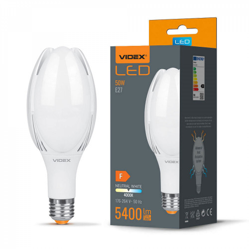 LED Bulb VIDEX E27-A108-50W-NW VLE-A108-50274