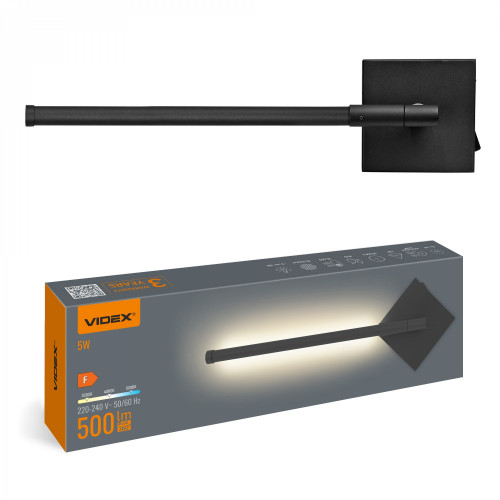 LED Wall Light VIDEX WL042 10W 3000-4000-6000K Black