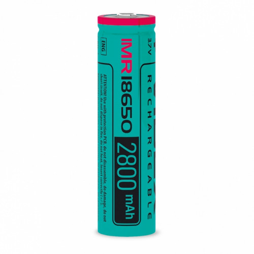 Baterija uzlādējama VIDEX Li-Ion IMR 18650, 2800mAh, 20A high current (1 gab.)