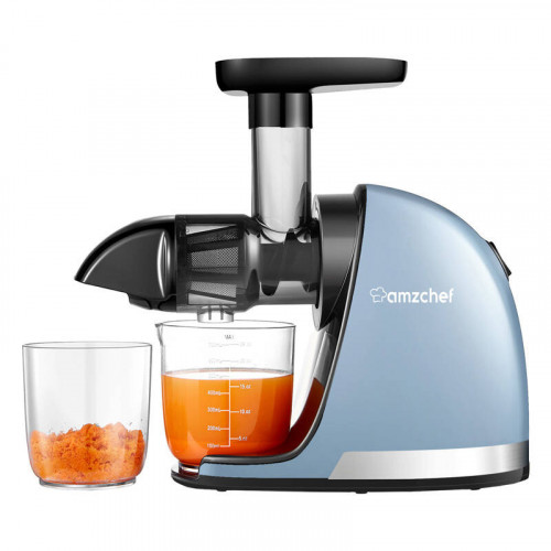 AMZCHEF 1501-BU-SM slow speed juicer (blue)
