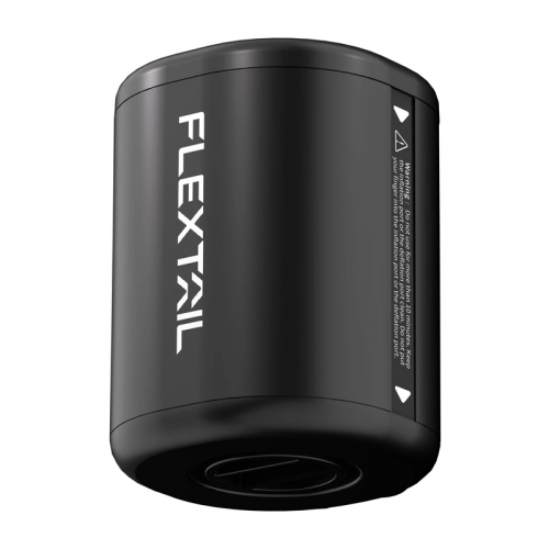 Pārnēsājams uzlādējams mini pumpis Flextail Tiny Pump 2, melns, FLEXTAIL tiny pump 2-B – miniatūrs palīgs matraču gaisa piepildei